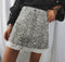 Snake pattern a-line skirt skirt - ROUTINE FASHION